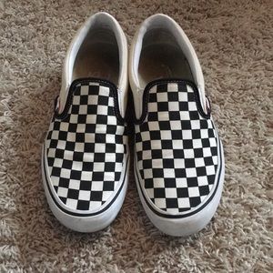 Checkered Slip-On Vans